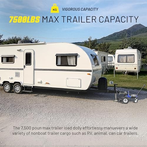 Goodyear Electric Trailer Dolly Super-Duty 7500lbs Max Trailer Weight, 5500lbs