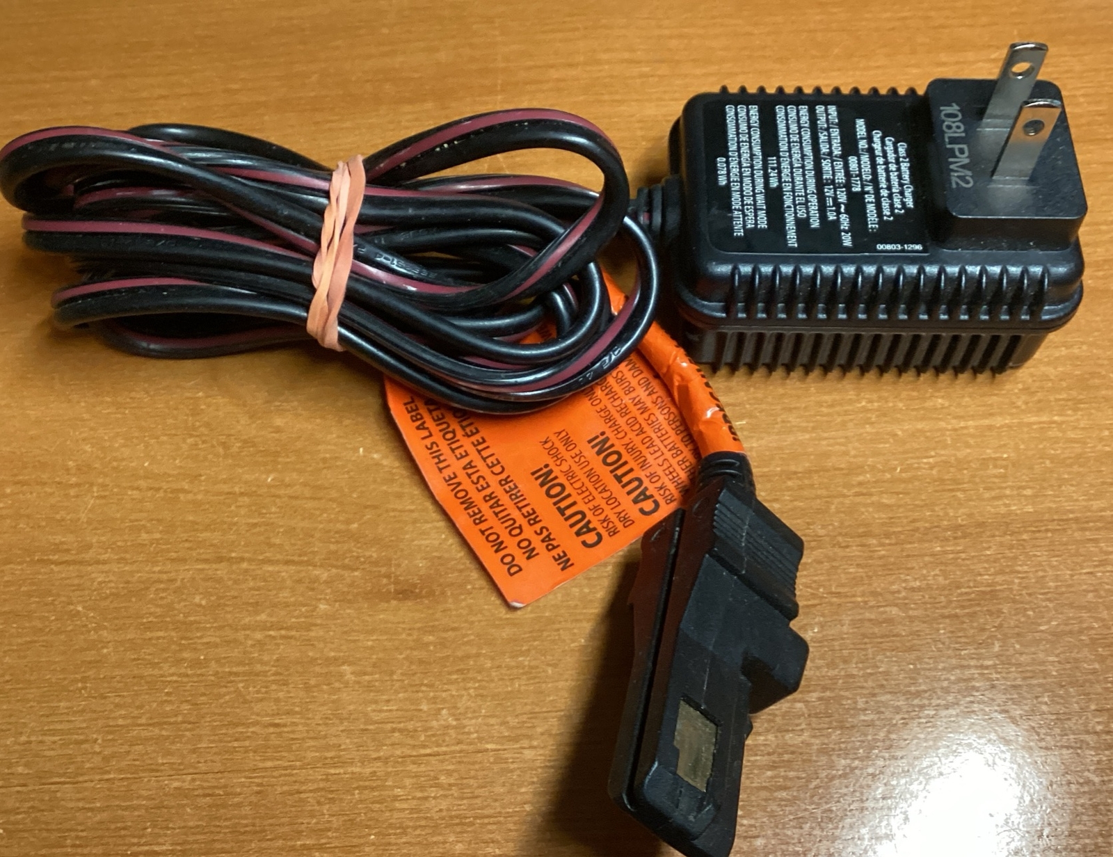 Fisher-Price Power Wheels 00801-1778 Battery Charger AC Adapter 12V 1A