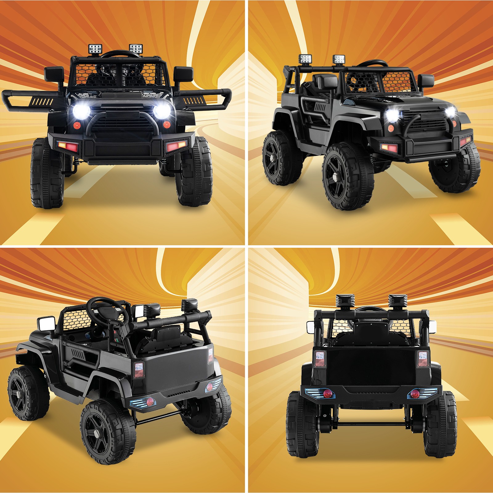 12V Kids Ride On Truck Car Electric Vehicle Remote w/ Music & Light