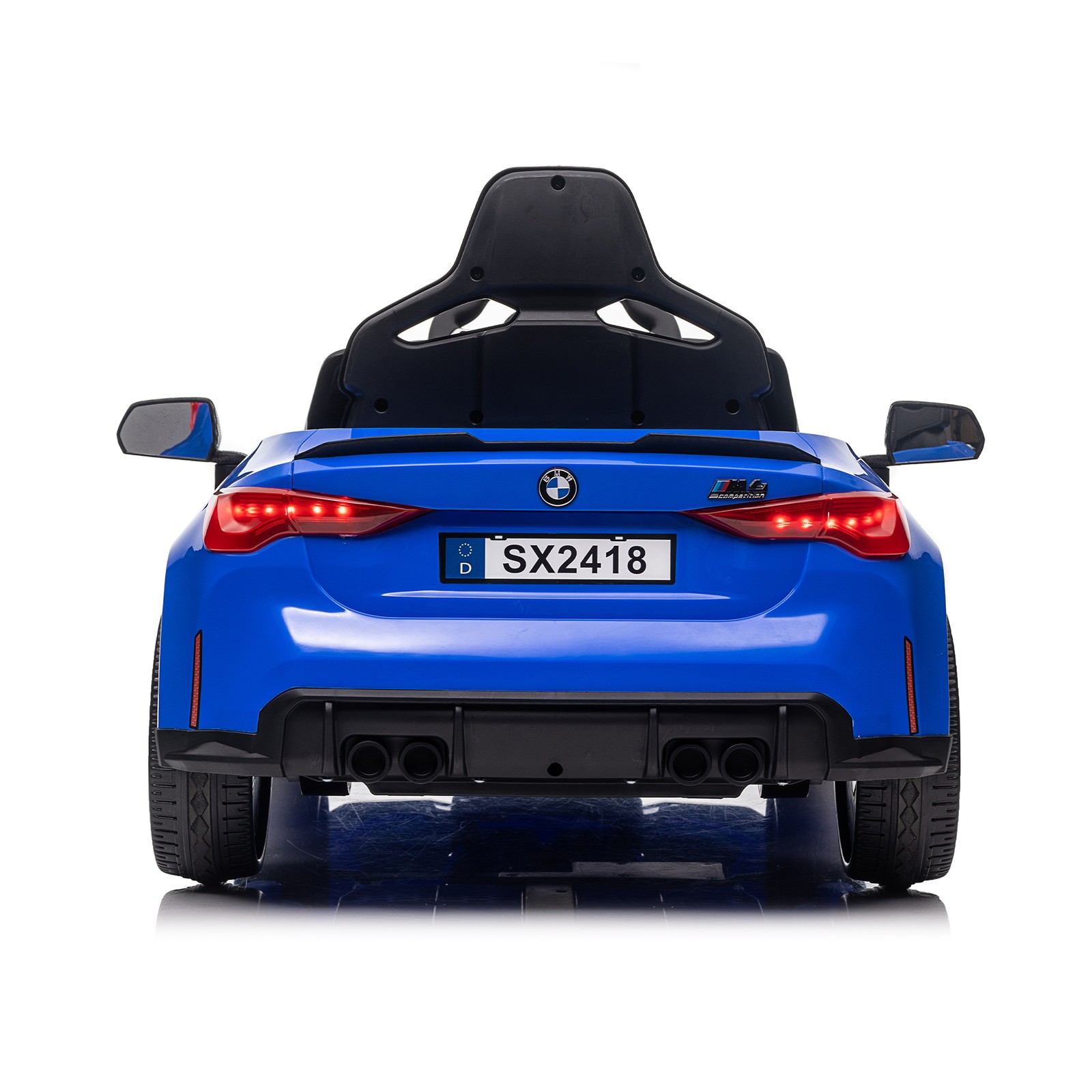 Licensed BMW M4 Electric Ride-On Car 12V W/Parents Remote Control for Kids