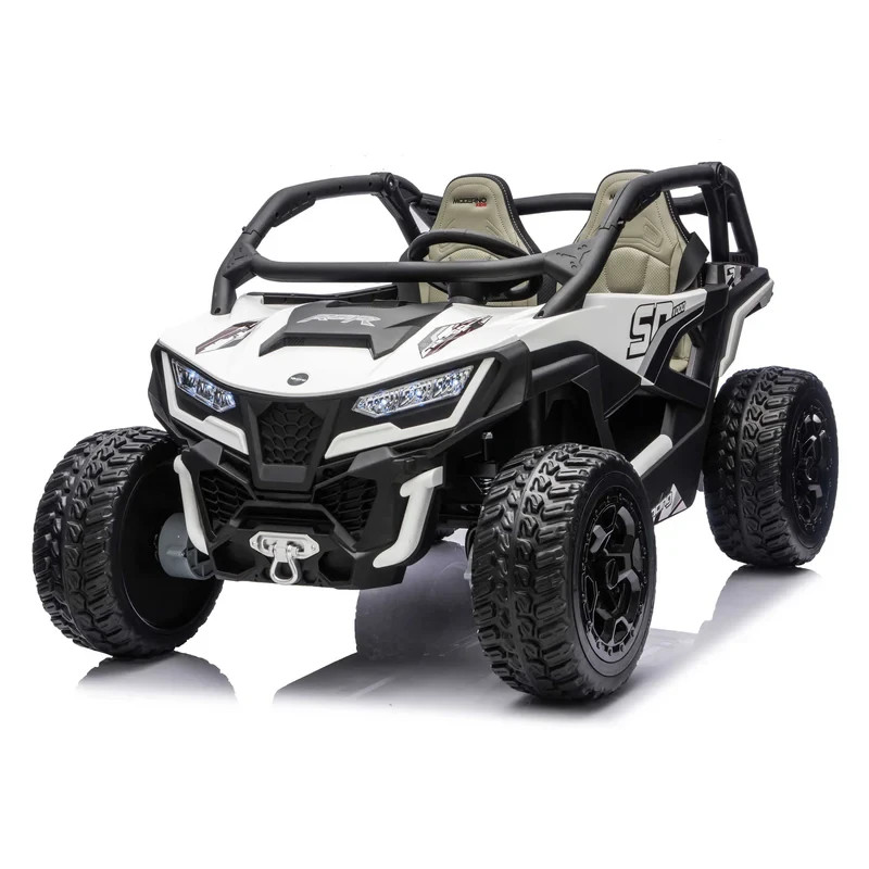 24V 4WD KIDS BOYS RIDE ON UTV CAR,TWO SEATER SHOCK OBSORVERS LED LIGHTS MP3+ RC
