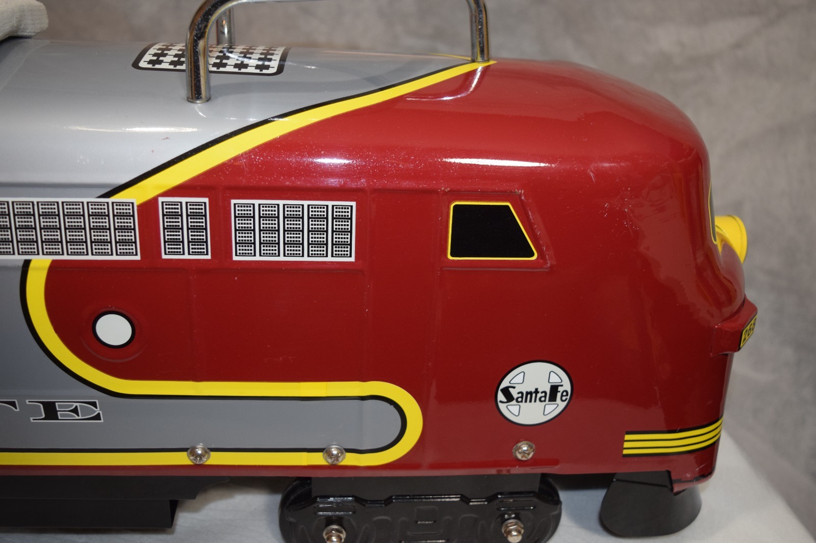 Santa Fe Toddler Ride On Train Morgan Cycle Engine Pressed Steel Heavy Duty VGUC