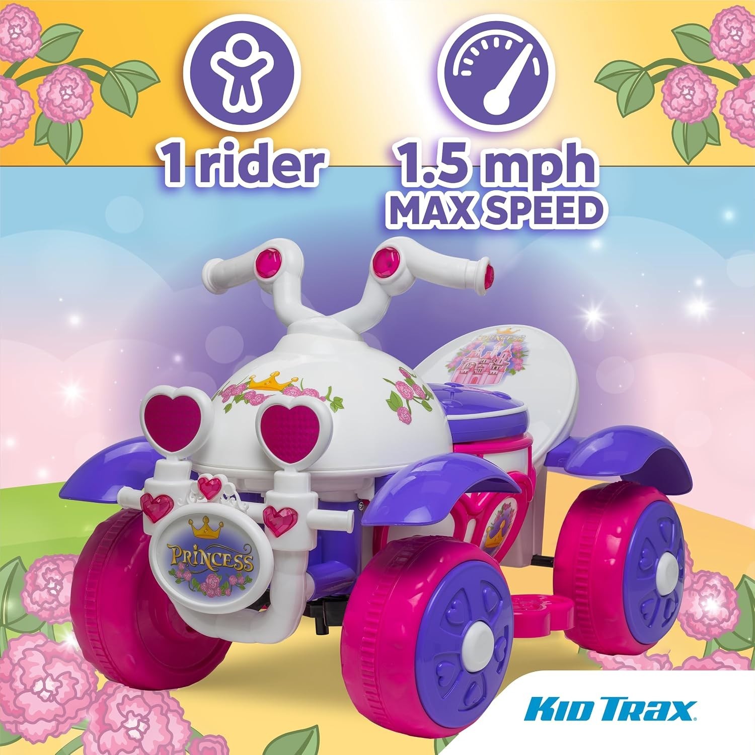 Toddler Girl Toys: Royal Princess Electric Car