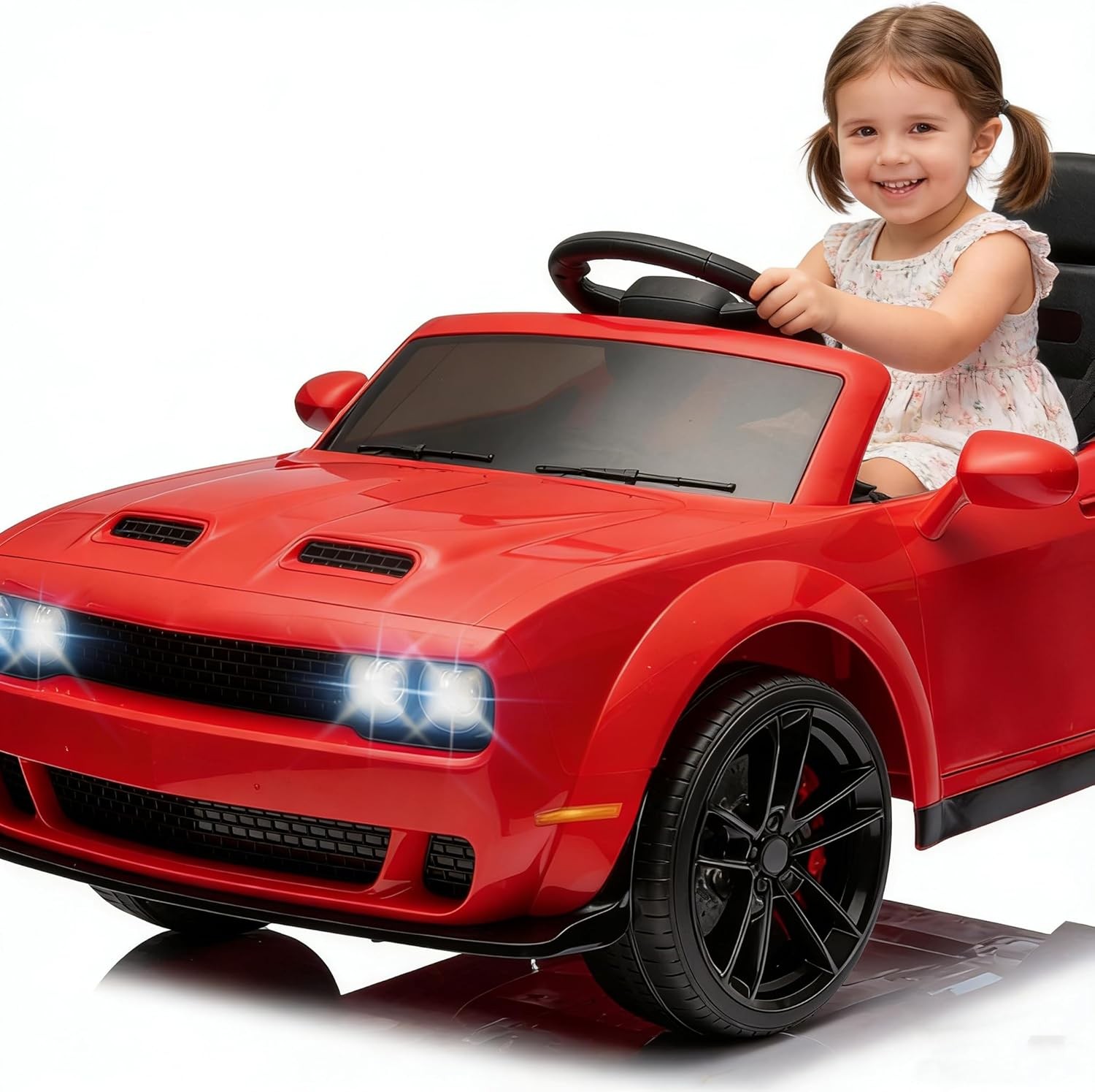12V Electric Ride on Car Remote Control,Wireless Music Vehicle,Car Gifts for Kid