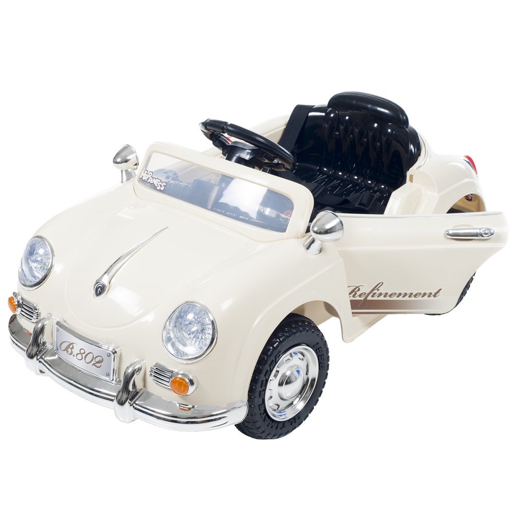 6 Volt Vintage Classic Convertible Ride On Toy for Kids Remote Control & Sound