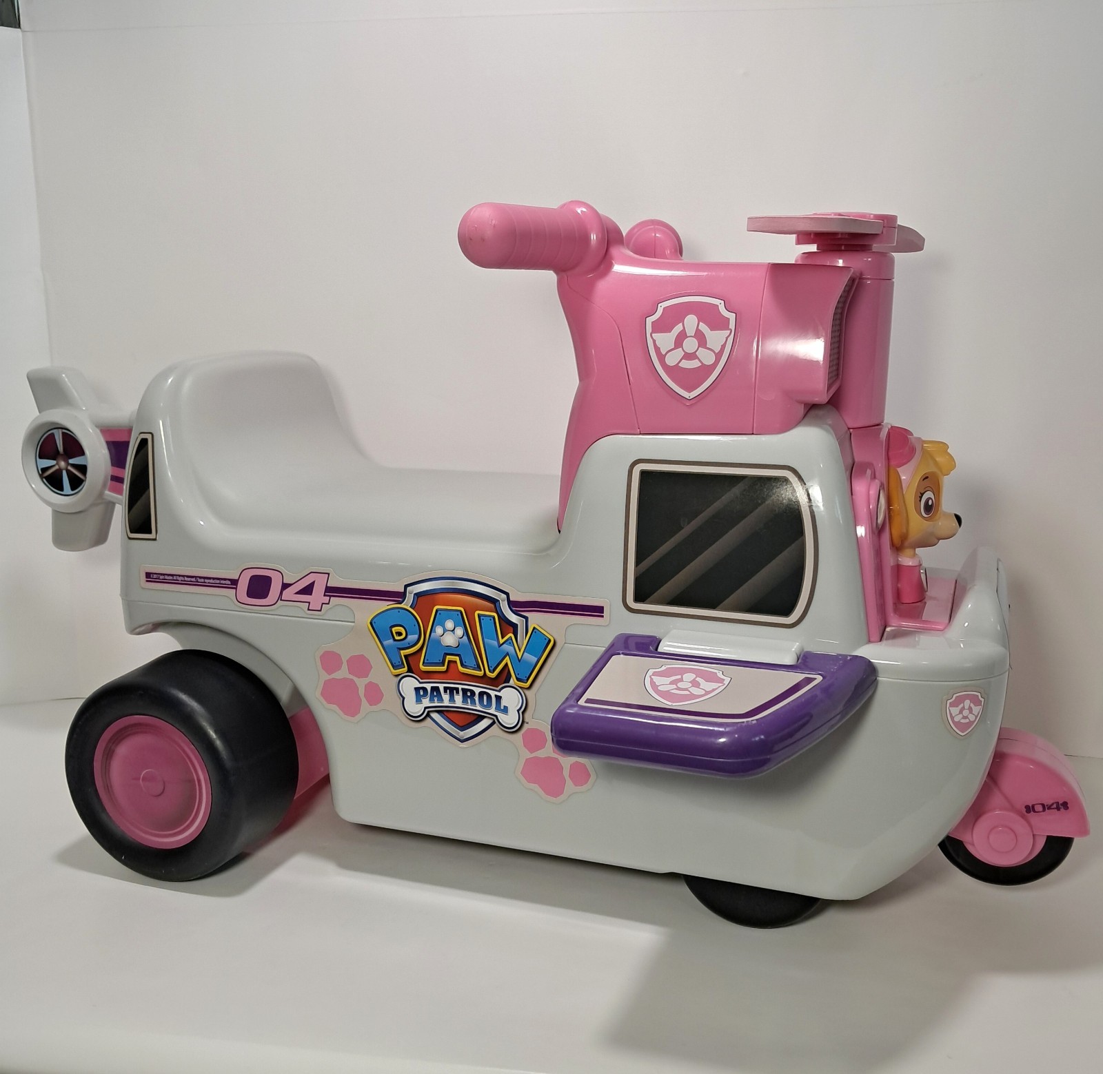 Paw Patrol Skye High Flying Helicopter Ride On Toy Music, Sounds & Lights JAKKS