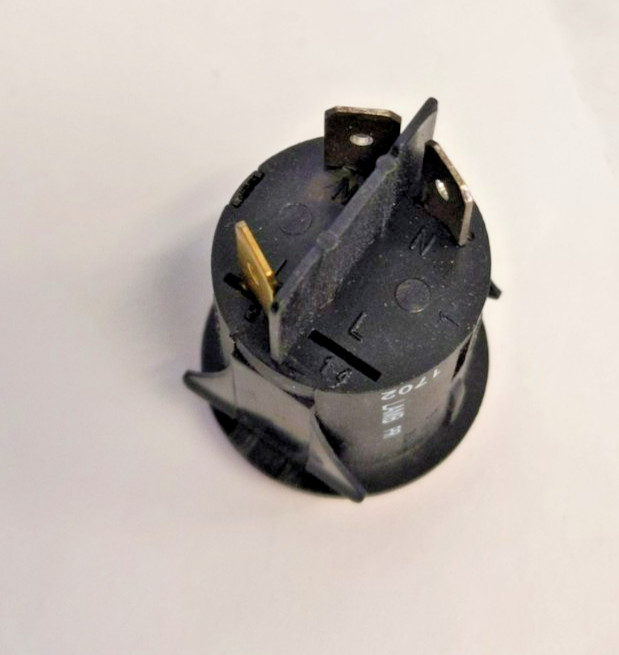 New On/Off Red Light Up Switch, 3 Prong