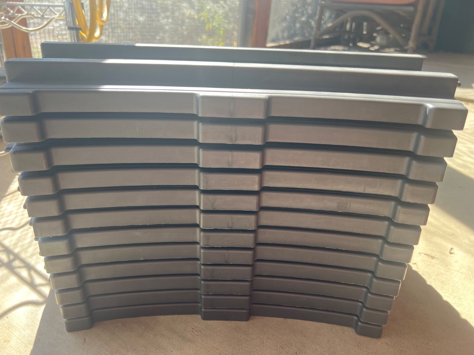 Peg Perego Train Track Set (12) numbered Curved Sections – Thomas, Santa Fe