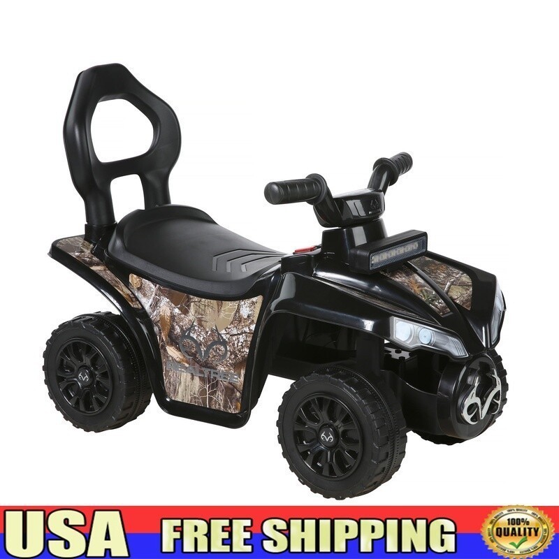Dynacraft Kids Ride-On Toy Non-Electric Camo Light Up Storage Adventure 1Mph New