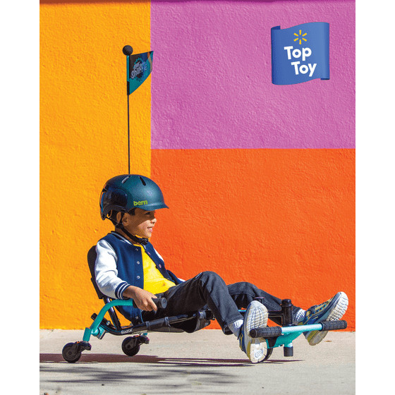 Crazy Cart Shuffle by Razor, Kid-Powered Drifting Go-Kart, Ride-on for Ages 4+