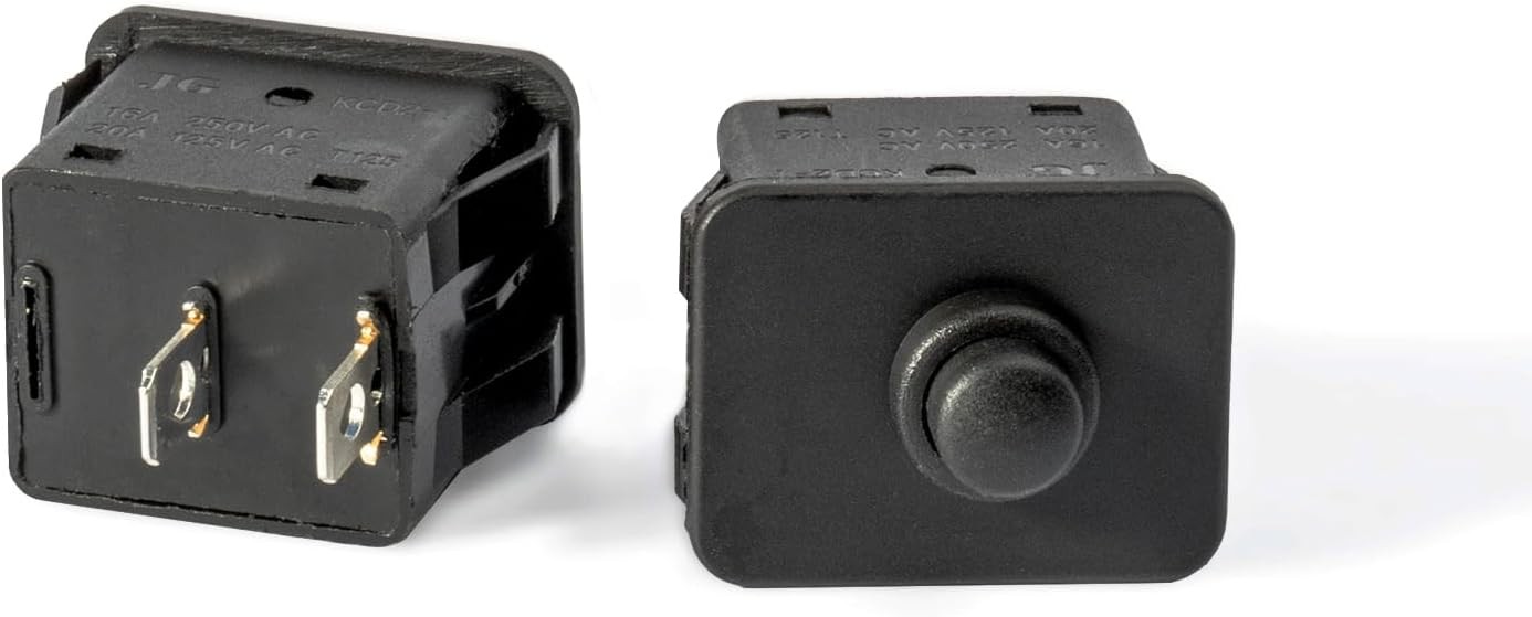 2 Pcs 12volt 6volt 2Pin Plunger Type Power Wheel Foot Pedal Switch Accelerator G