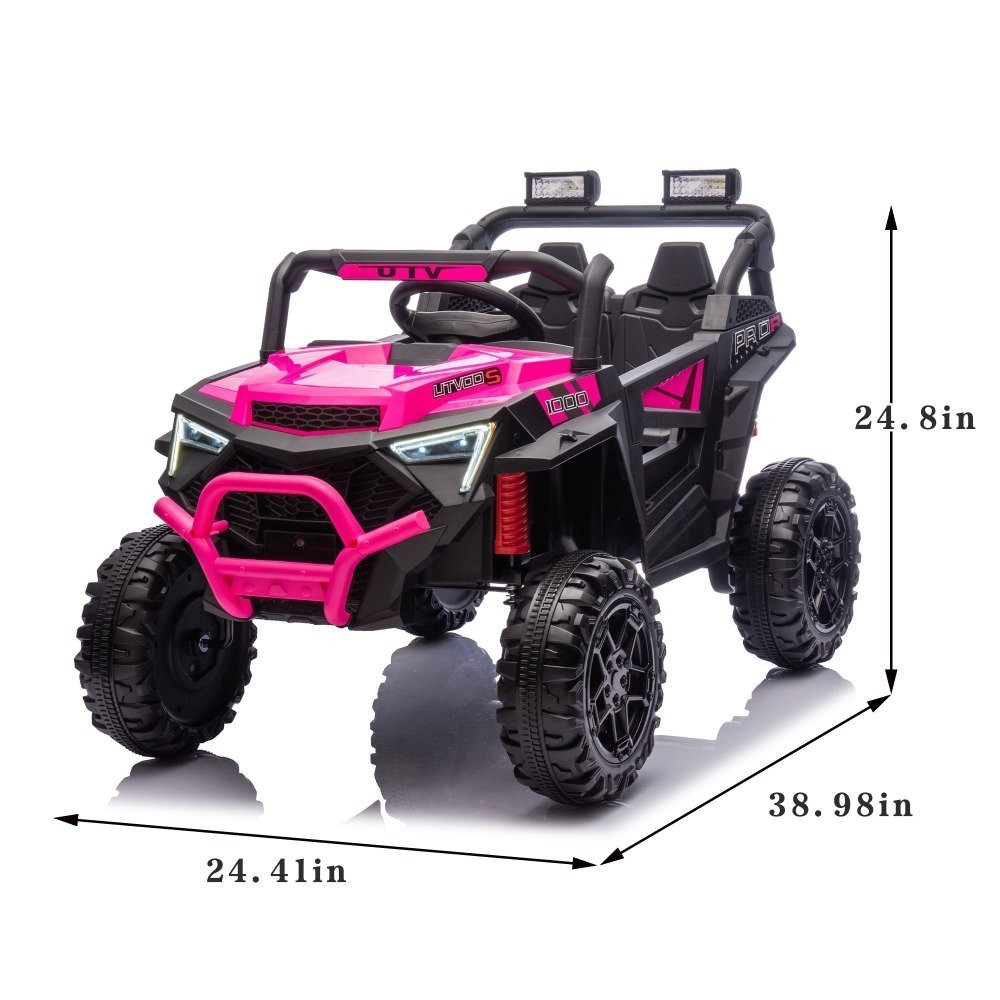 24V 400W Kids Ride On UTV Car Electric Truck Battery Power Wheels with Remote