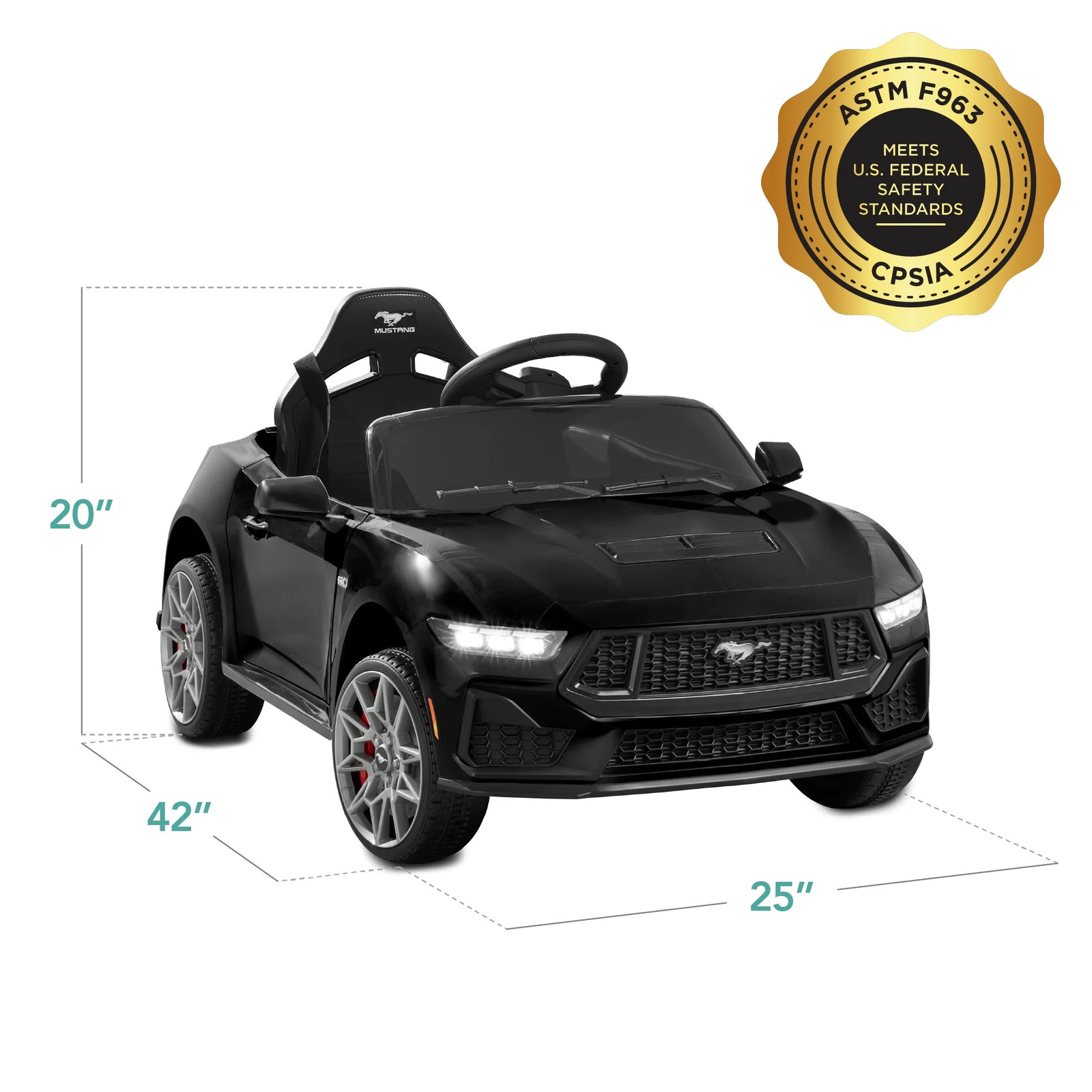 Best Choice Products 12V Electric Ride-On Car Officially Licensed Ford Mustang