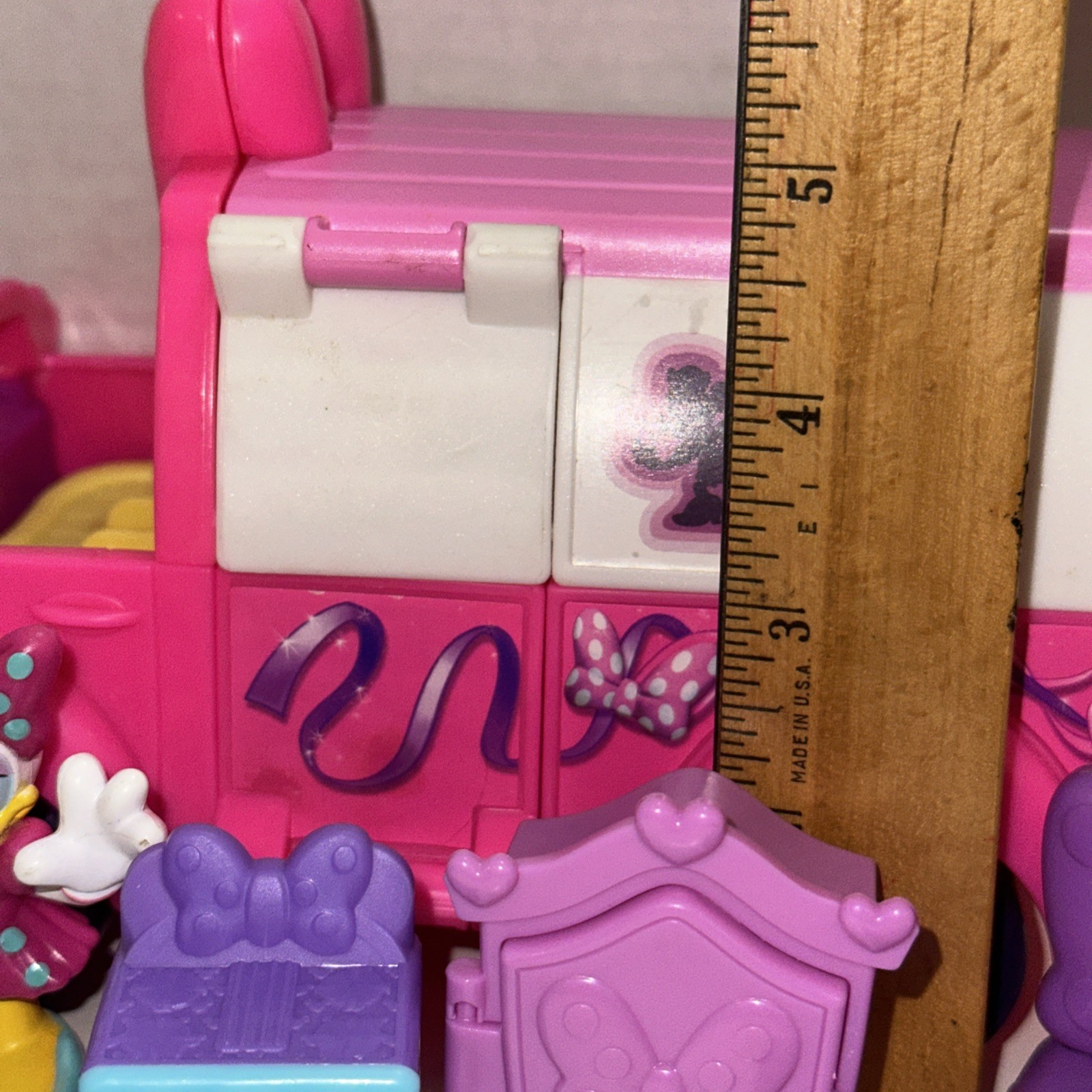 Disney Minnie Mouse Happy Helpers Van Plus Figures Pets Furniture Lot