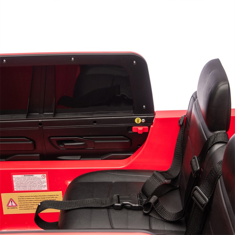 24V 160W Dodge RAM 2-Seater Kid Ride On Truck w/ Remote Control 2WD Car for 3-6
