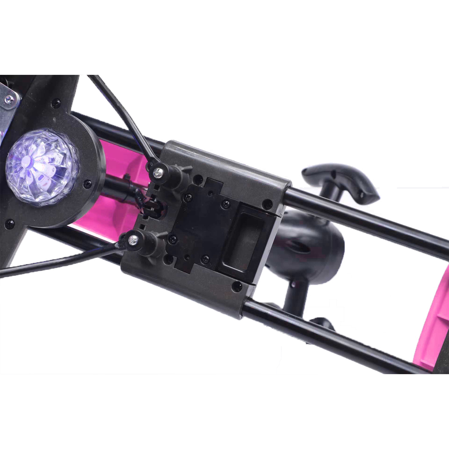 12V Electric Kids Pedal Go Kart Adjustable Seat Ride On Toy 3-6 Years Magenta