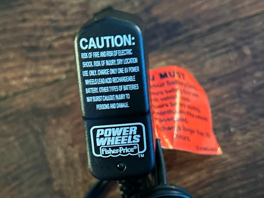 Used Genuine Power Wheels 6-Volt Battery Charger 00801-1483
