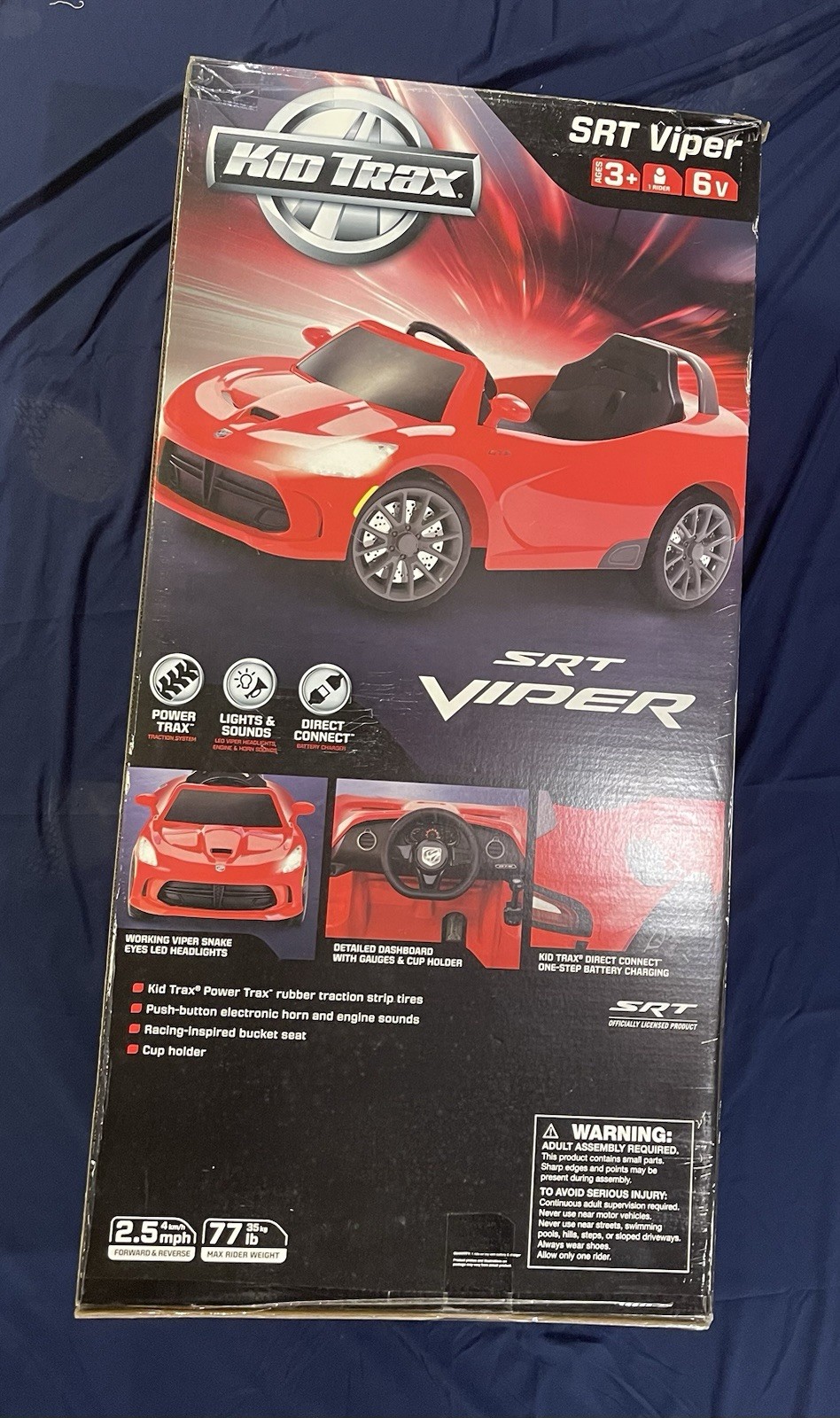 KidTrax 2013 SRT Viper 6 Volt Ride-On Car – Target Exclusive RED Pacific Cycle