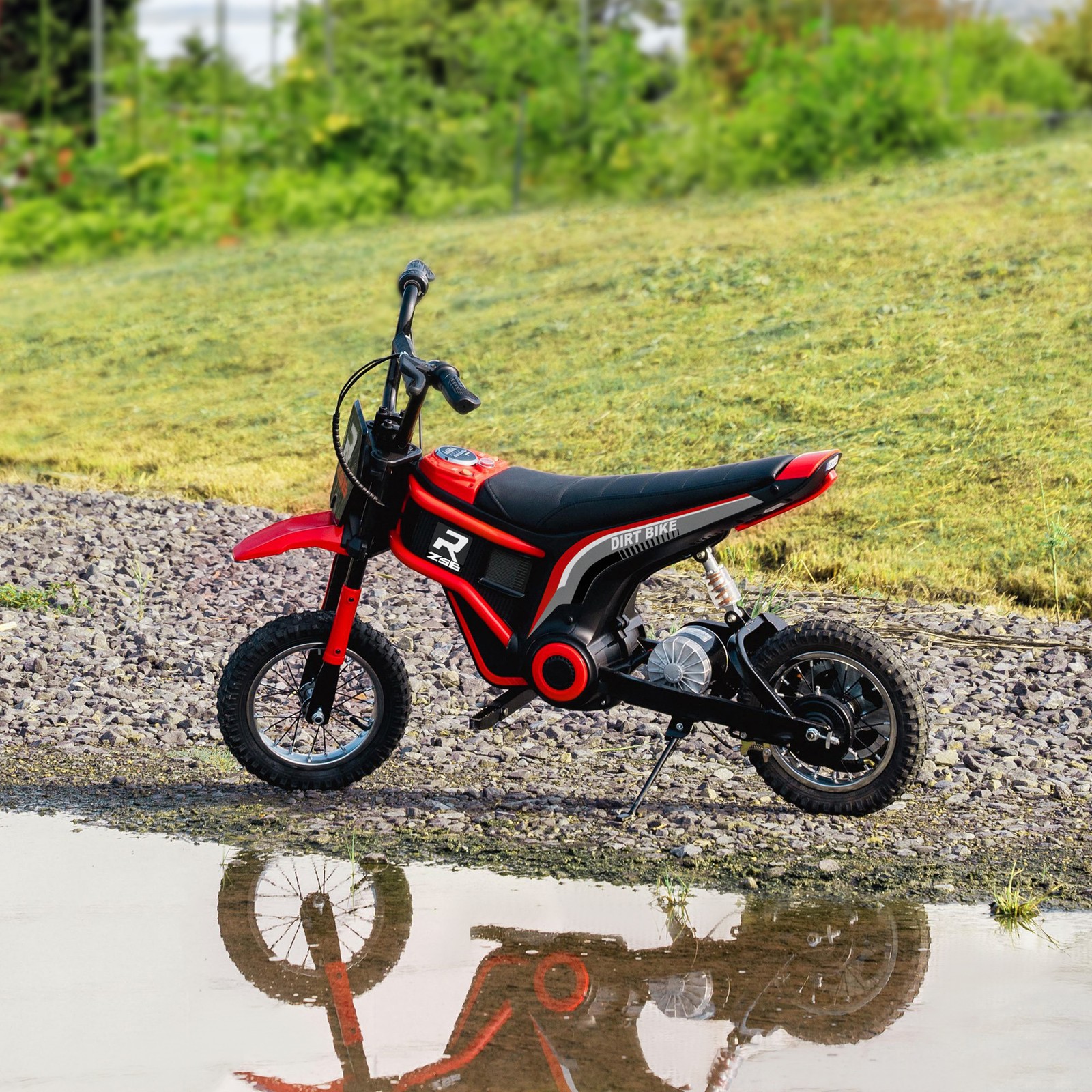 24V 350W Electric Dirt Bike Up to 15 MPH w/ Twist Grip Throttle Pink
