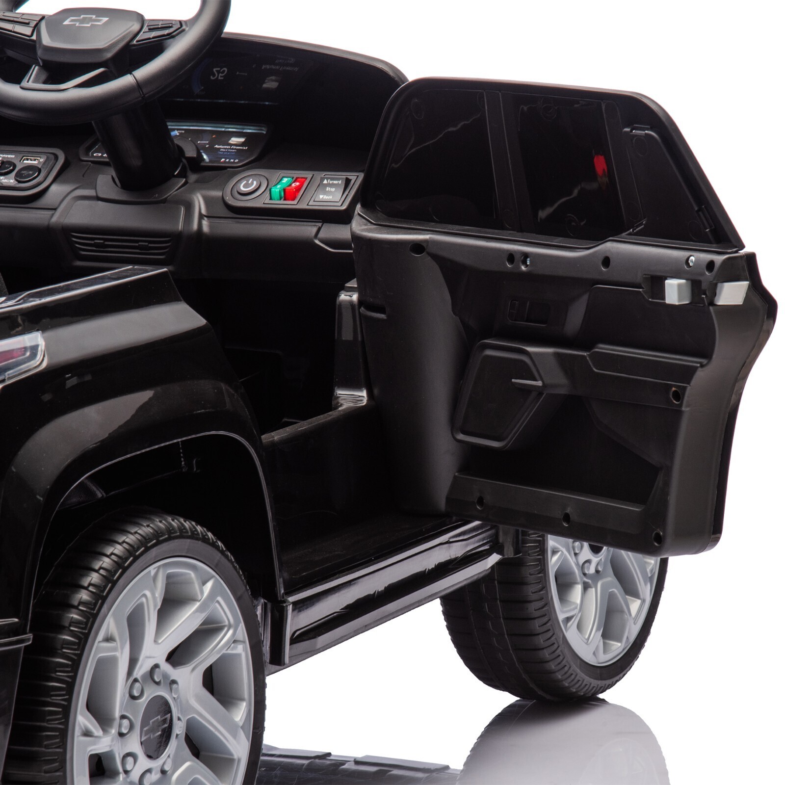 24V Kids Ride on Truck Licensed Chevrolet Silverado Electric Car Toy with Remote