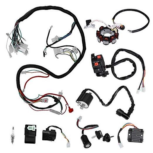 ATV Quad 150/200/250/300CC Electric Wiring Harness Replacement for Kawasaki