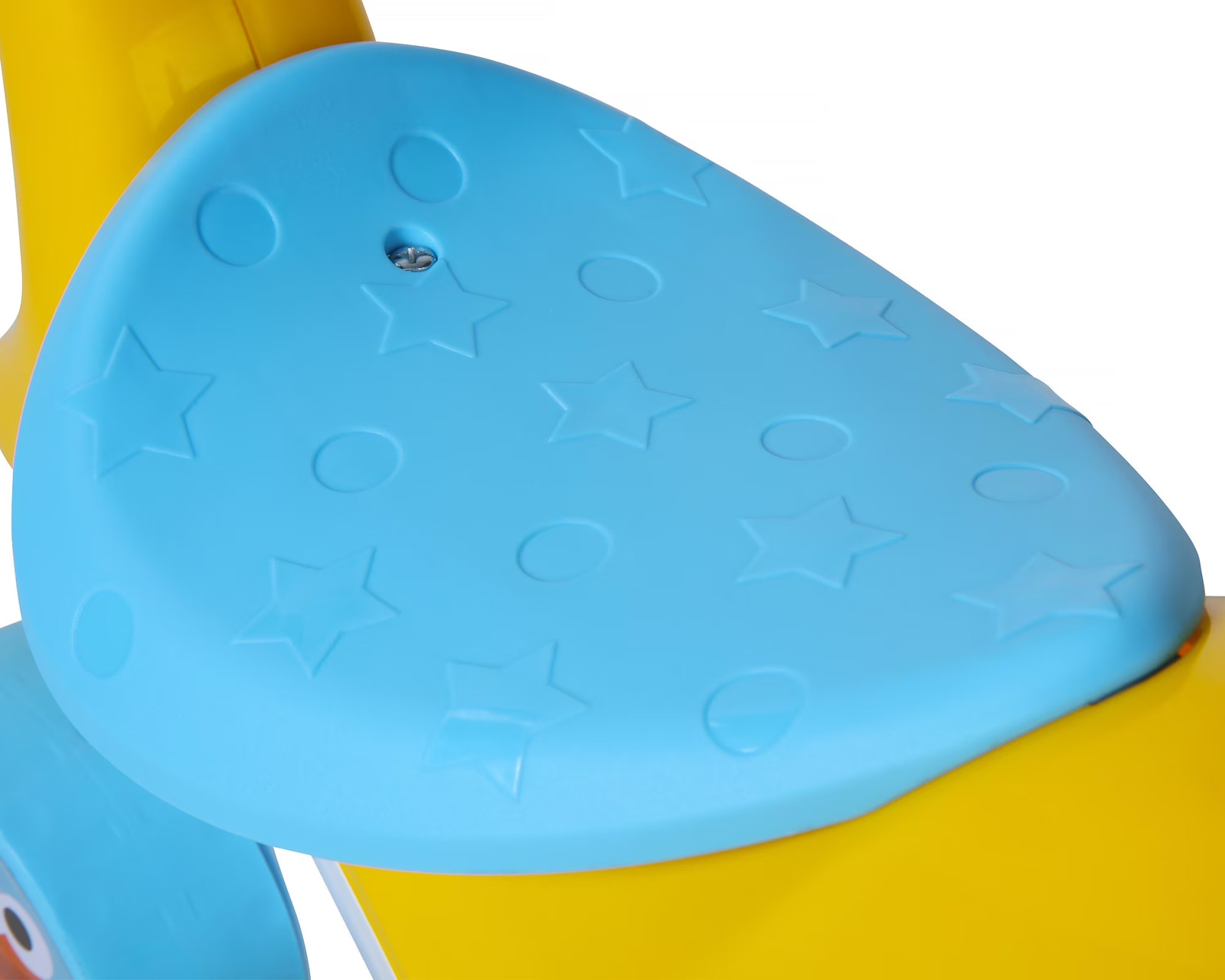 Kids Ride On Toy Yellow Baby Shark Foot-To-Floor Interactive Sounds Light