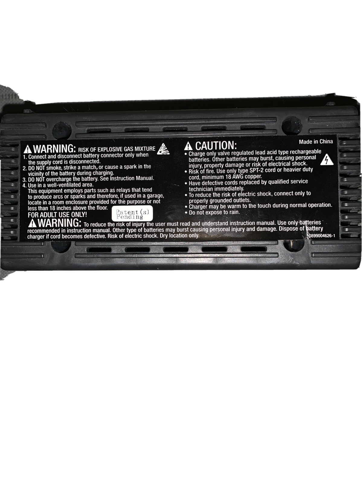 Schumacher CR2 Charge N Ride On Toy 1.5A 24/16V volt universal battery charger