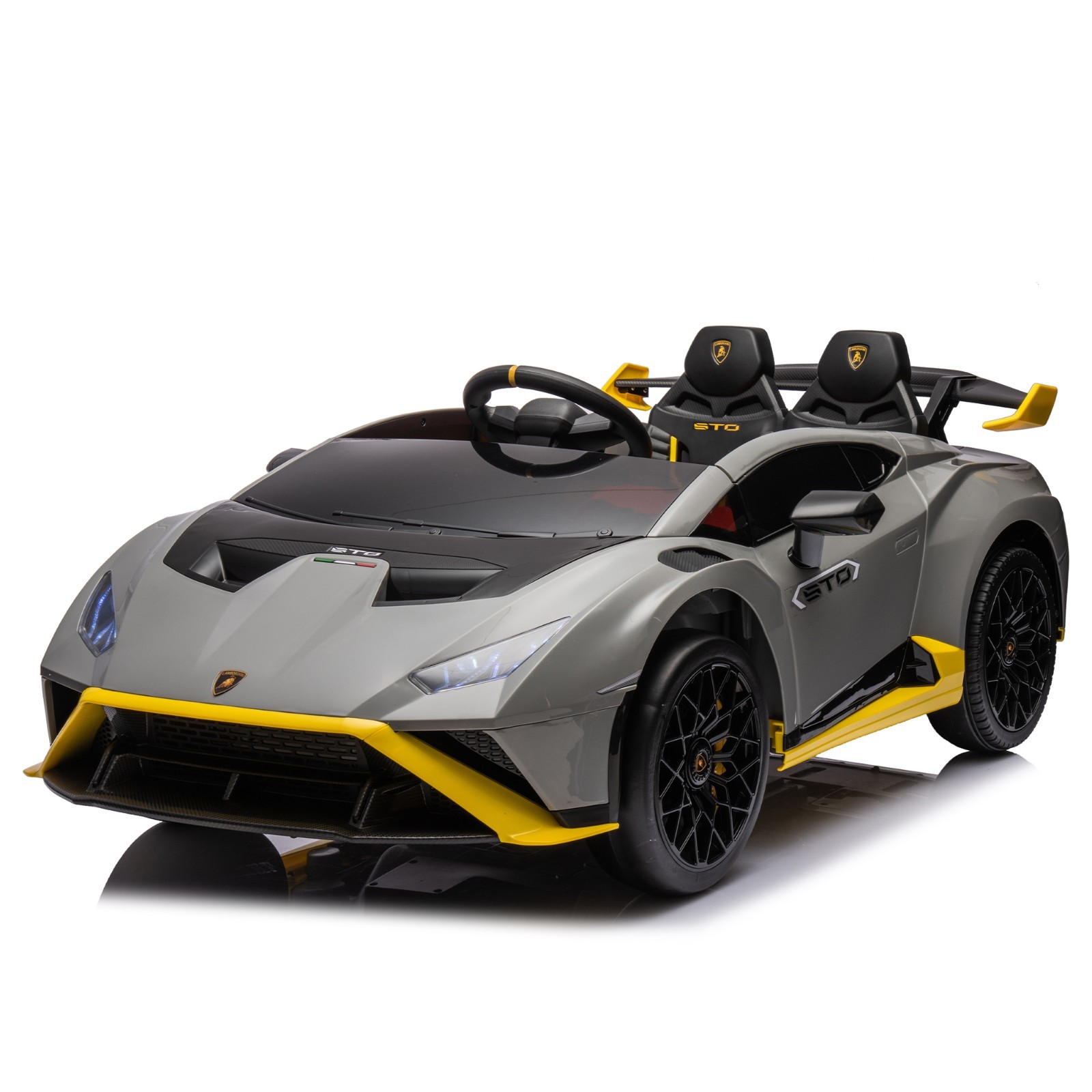 24V Kids Drift Car: 360° Spin, LED Lights, Music, Ages 3-8, 5.59 MPH Max