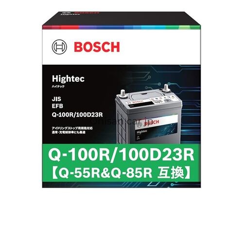 NEW BOSCH HT-Q-100R/100D23R Hightec Battery for Japanese Cars (Compatible with