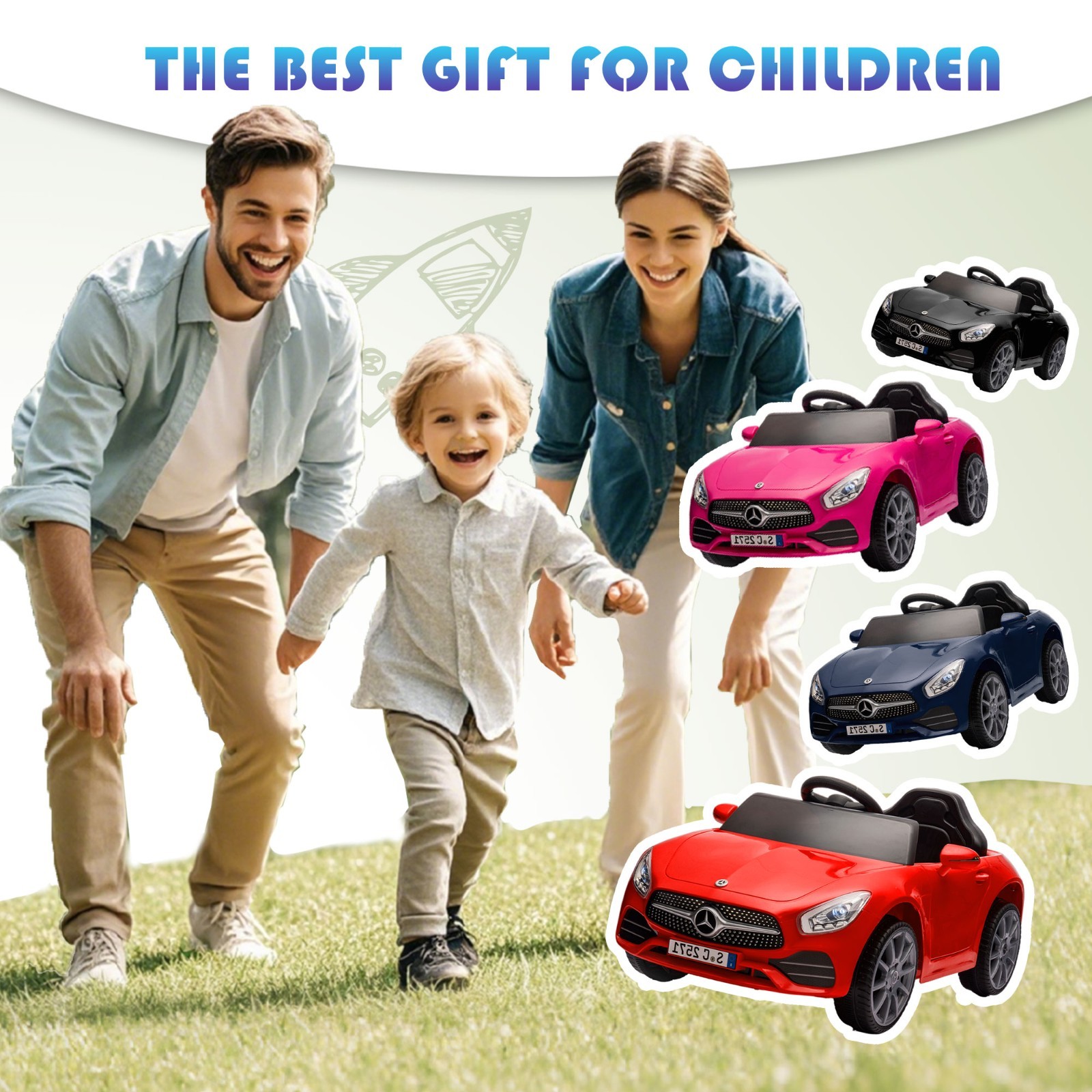 12V Kids Electric Car Truck Ride on Toys w/Remote, Power Wheels for Girls Boys