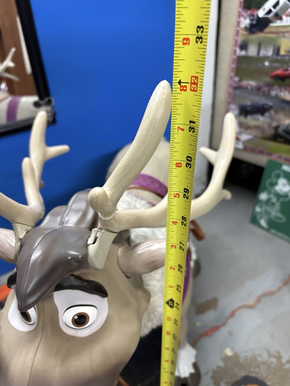 Disney Life-Size Frozen 2 Play Date Ride On Reindeer Preowned