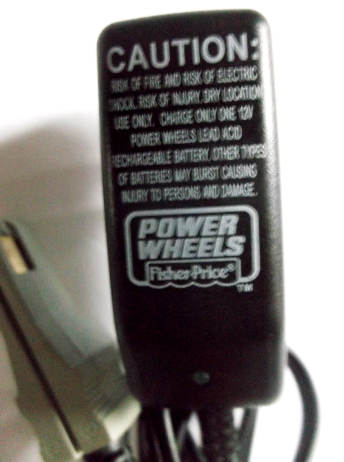 GENUINE Power Wheels Fisher Price 12 Volt Class 2 CHARGER Model # 00801-1480