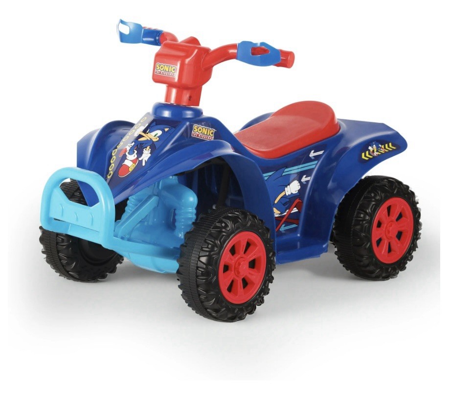 Sonic The Hedgehog Vs Shadow 6V ATV Ride-On Ages 2-6 New