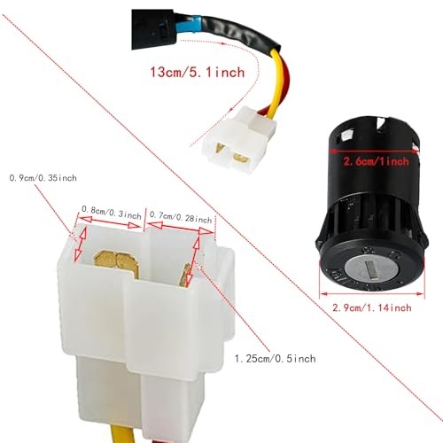 Generic Ignition Key Switch Lock 2 Wire Power Start Switch Starter Switch with