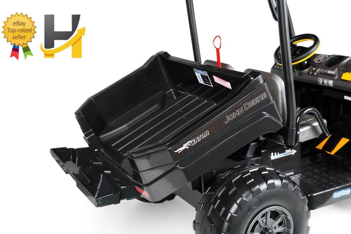 John Deere Gator XUV Midnight Black, 12-Volt Battery-Powered Ride-On
