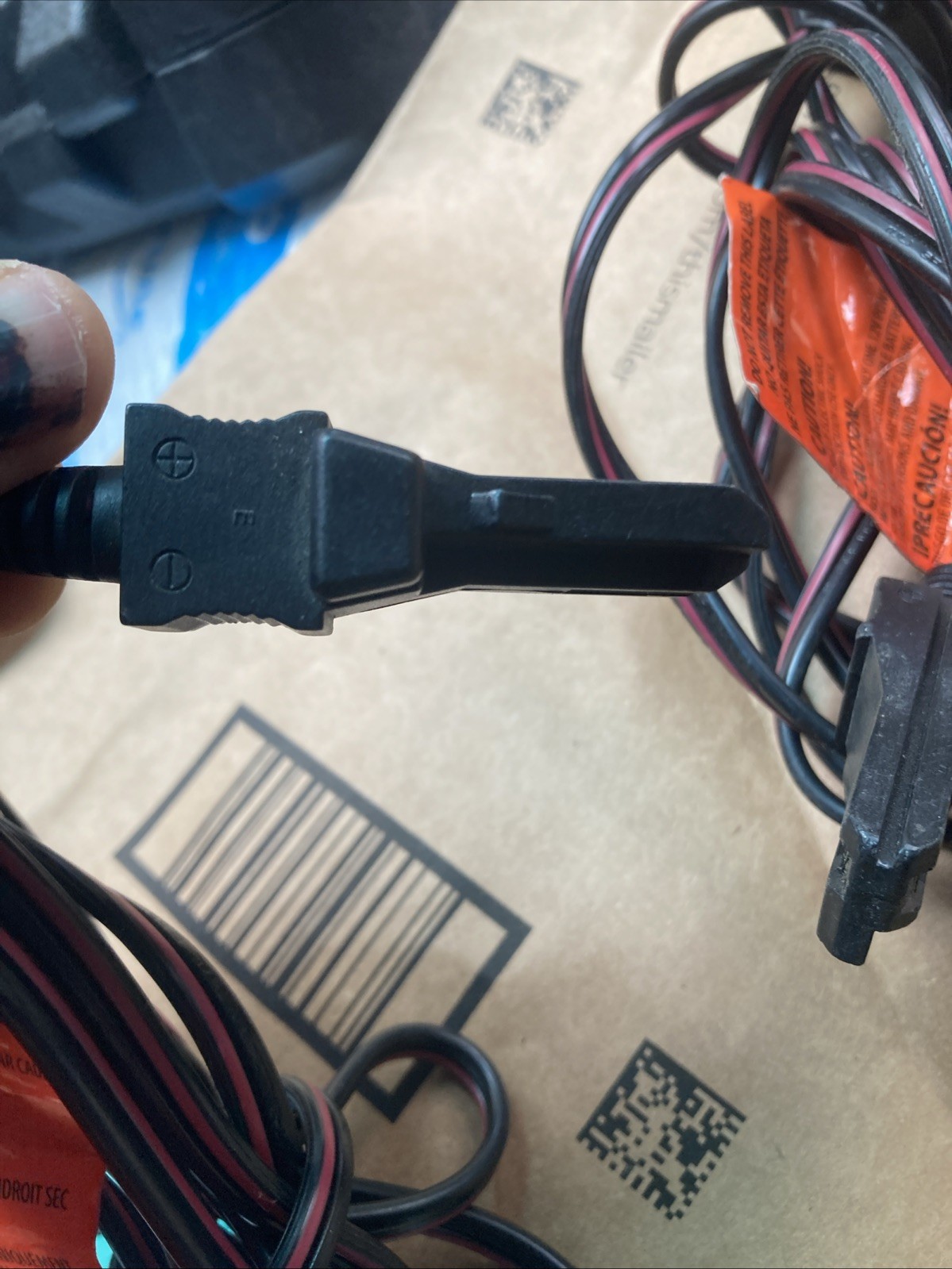 (2) Fisher Price 00801-1778 Power Wheels 12V 1A Adapter Charger Cords, OEM