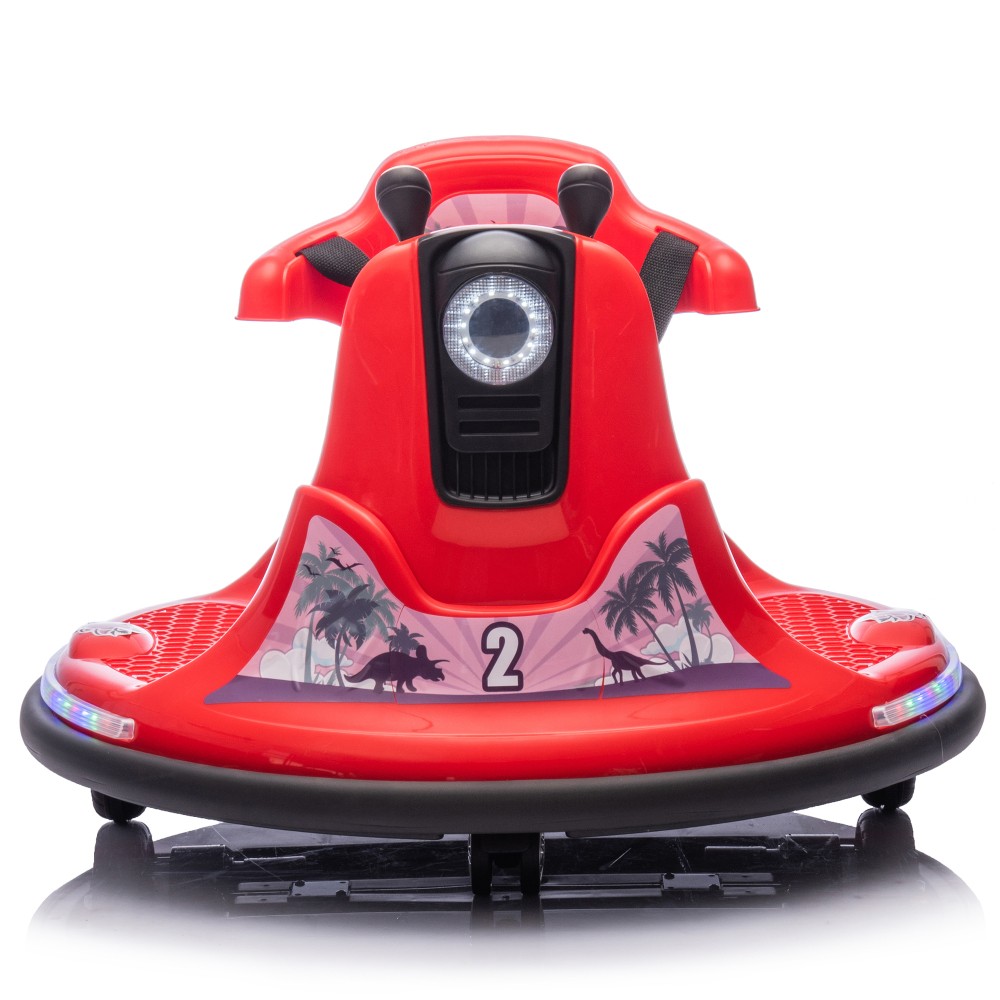 12V Kids Ride On Bumper car W/Parents control,Rotate 360 ° For kids of 2-5