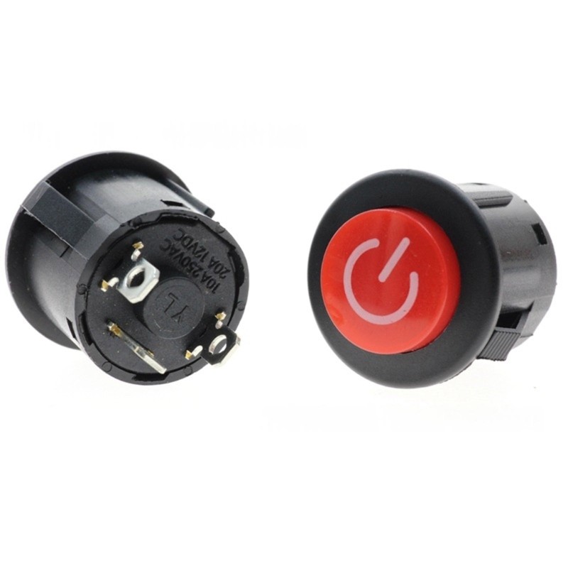 Children Ride On Vehicle Start Power Button Repair Part With Push Start Design