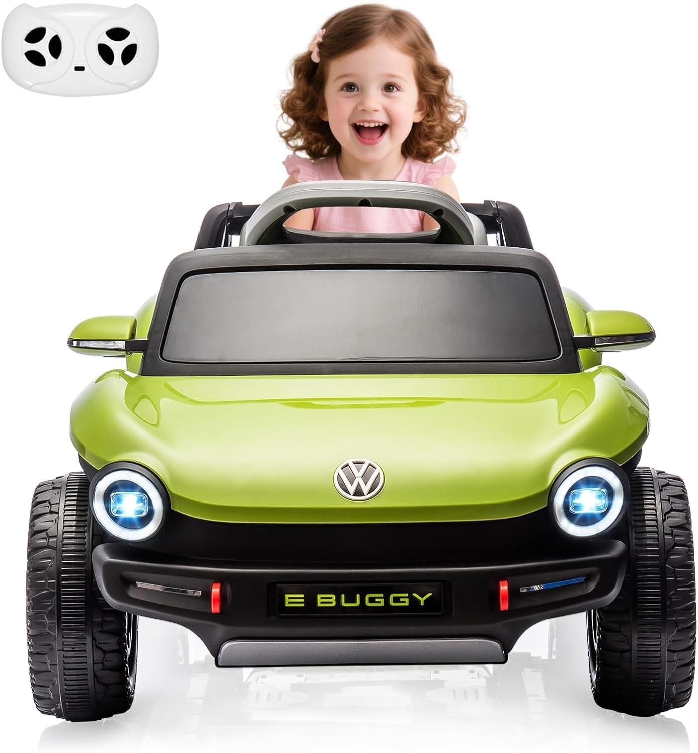 12V Ride On Car for Kids, Electric Battery Powered Toy Car 4 Wheeler Vehicles US