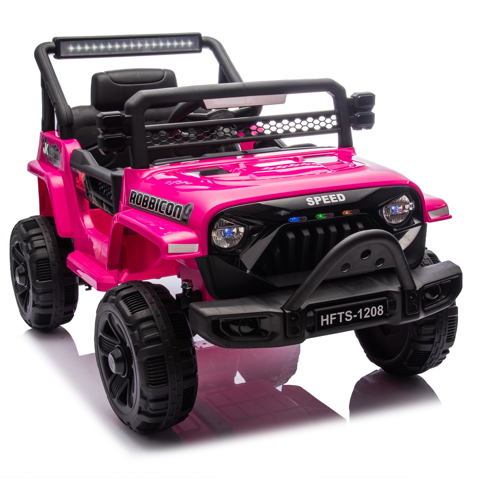 12V Kids Ride On Electric Truck Car Early education function kids aged 1-4 Pink