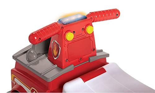 PAW PATROL RIDE ON MARSHALL FIRE TRUCK RIDE-ON LIGHTS/SOUNDS 95381-RED – RED