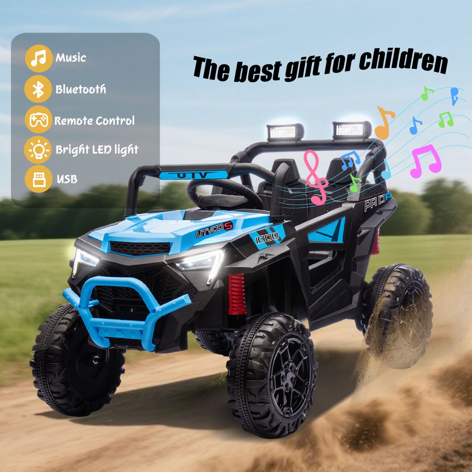 24V Kids Electric Car Ride On Toys w/Remote,Battery Power Wheels for Boys Girls