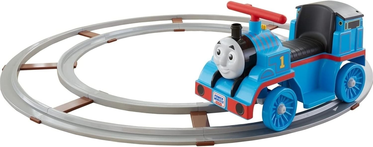 Fisher-Price Power Wheels Thomas & Friends Ride-On Train with Track, Ages 1-3