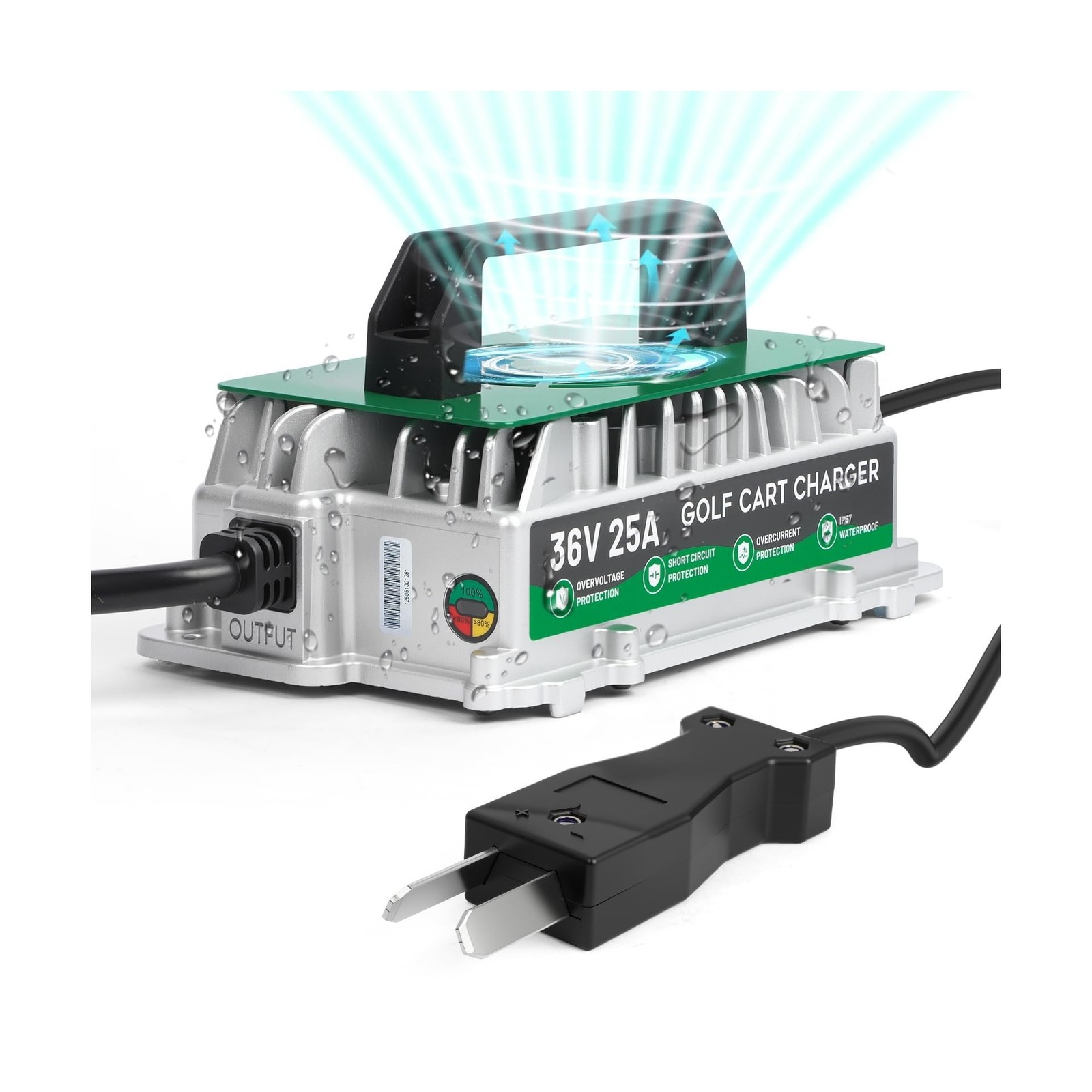 36 Volt Golf Cart Battery Charger, for EZGO/Yamaha/Club Car Battery Charger 3…