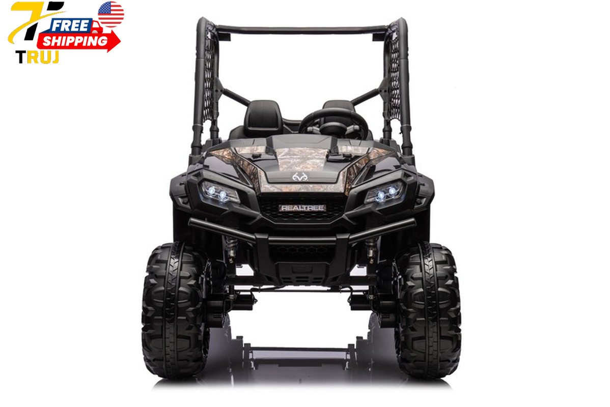 24V Realtree Camo UTV Battery Operated Ride On Toy Remote Age 3+ Realistic NEW