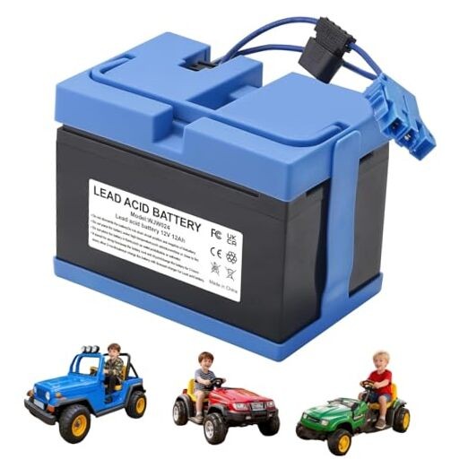 12 Volt Battery for Peg Perego for John-Deere Gator XUV 12V 12Ah (Lead-Acid)