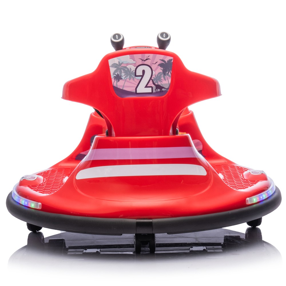 12V Kids Ride On Bumper car W/Parents control,Rotate 360 ° For kids of 2-5