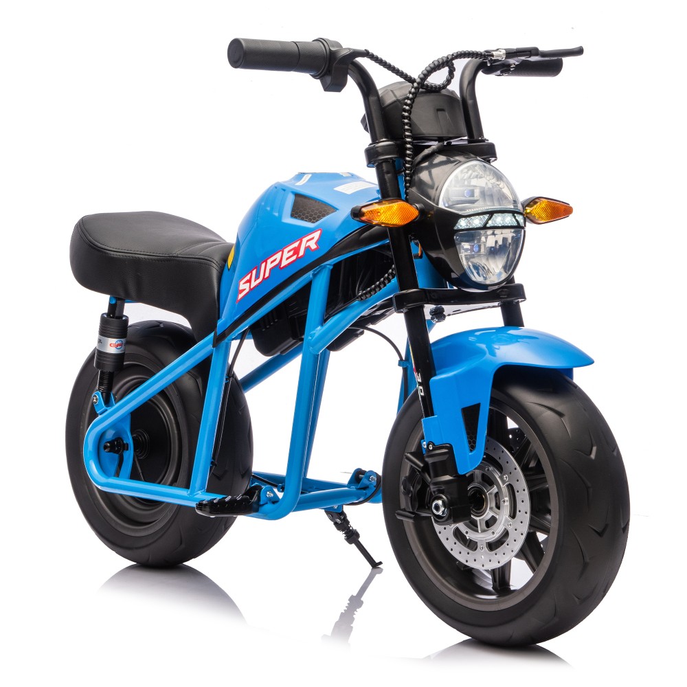 24V300W Kids XL Electric Toy Muscle Motorcycle 11.18MPH Dual Suspension