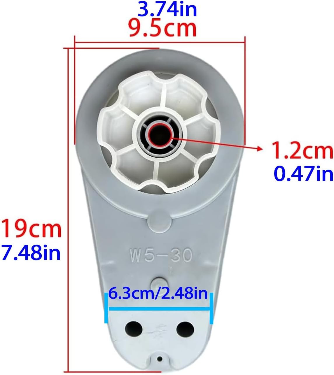 24 Volt RS775 High-Speed Motor Gearbox for Power Wheels Motor 18V-24V High