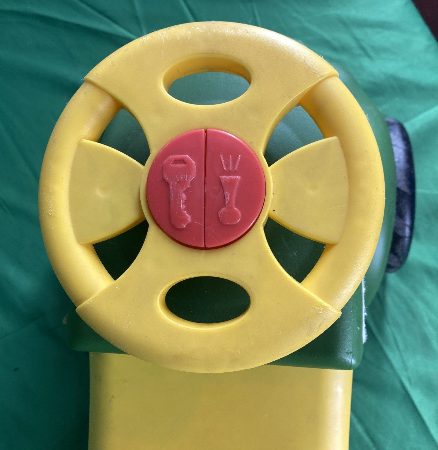 John Deere Kids Ride-On Tractor Push Wheel 3 in 1 Children Riding Toy w Sounds